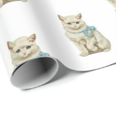  Cute Kitten Cat Cadeaupapier (Rol Hoek)