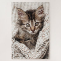 Cute Kitten Cat Wool Knitted Blanket Pet Nature