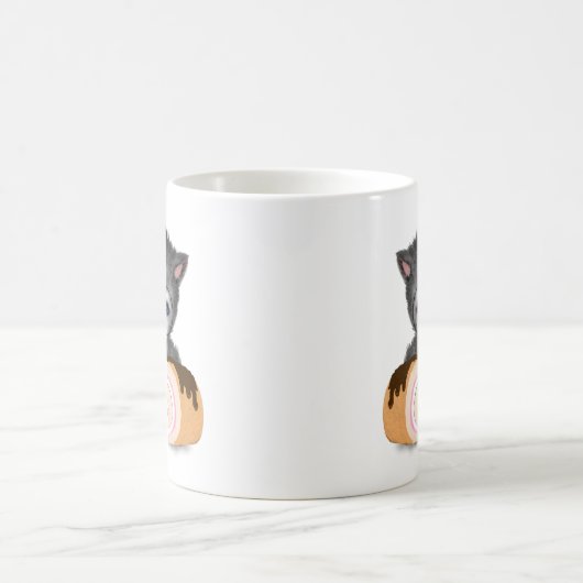 Cute Kitten Coffee Sweet Cake Mug (Centre)