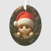 Cute Kitten Double-Sided Holiday  (devant)