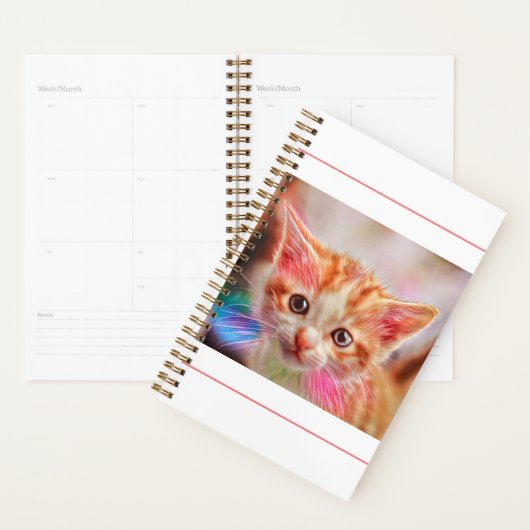 Cute Kitten Face Ginger Cat croquis (Devant avec enveloppe)