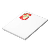 Cute Kitten Heart  Cat Retro Kat Notitieblok (Gedraaid)