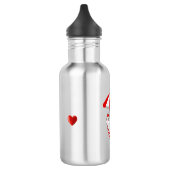 Cute Kitten in Red & White Hammock Waterfles (Links)