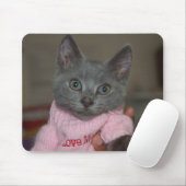 Cute Kitten in Sweater Muismat (Met muis)