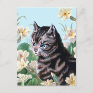 Cute kitten - kattenkunst briefkaart