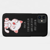 Cute Kitten Laughing Case-Mate iPhone Case (Achterkant (horizontaal))