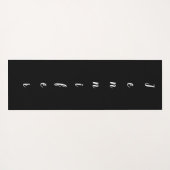 Cute Kitten Laughing Yogamat (Achterkant (horizontaal))