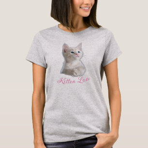 CUTE KITTEN LIVE PET CAT T-SHIRT