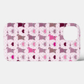 Cute kitten meisjespatroon Case-Mate iPhone case (Achterkant (horizontaal))