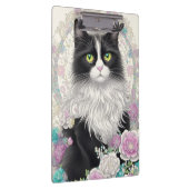 Cute Kitten met bloemen Klembord (Rechts)