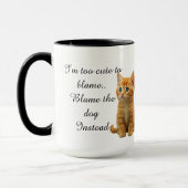 Cute Kitten Mug en céramique (Gauche)