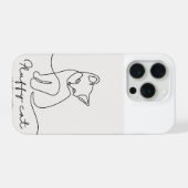 cute kitten phone cover (Verso Horizontal)