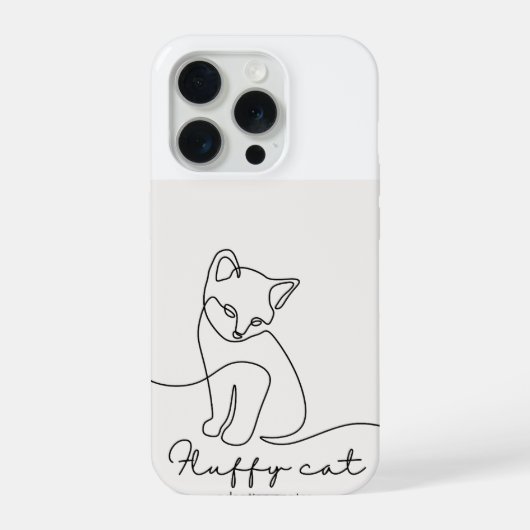 cute kitten phone cover (Verso)