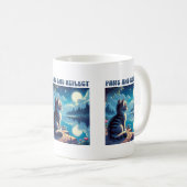Cute Kitten Reflet Message Mug (Devant droit)
