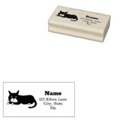 Cute Kitten Rubberstempel (Gestempeld)