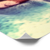 Cute kitten slapen poster (Hoek)