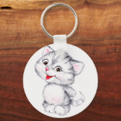 Cute kitten sleutelhanger (Voorkant)