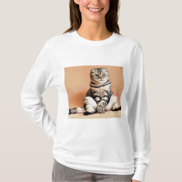 Cute Kitten Sprawout T-shirt