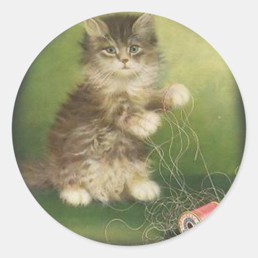 Cute Kitten Stickers (Voorkant)