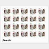 Cute Kitten Vierkante Sticker (Vel)