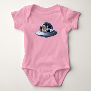 Cute Kitten Vliegende Schotel Romper