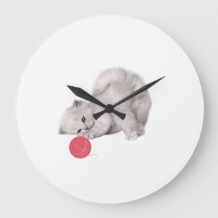 Cute Kitten Wall klok