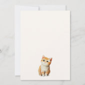 Cute kittens baby shower Invitation (Dos)