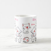 Cute Kittens et Mice Kids' Mug personnalisé (Centre)