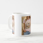 Cute Kittens Floral Graphic Girls  Mug (Devant gauche)