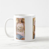 Cute Kittens Floral Graphic Girls  Mug (Gauche)