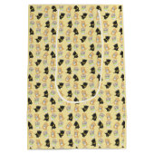 Cute kittens gouden gepersonaliseerde cadeautas (Achterkant)