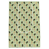 Cute kittens groene gepersonaliseerde cadeautas (Achterkant)