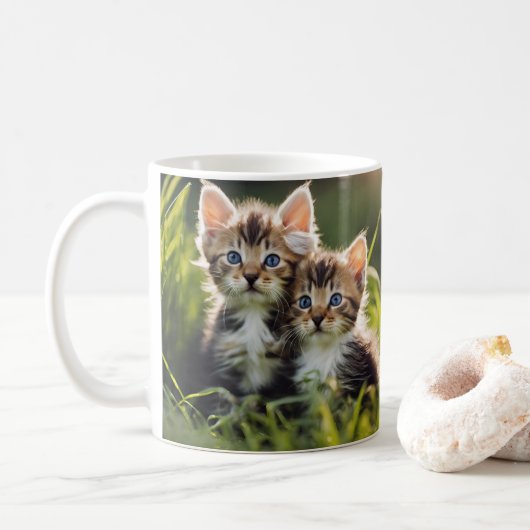 Cute Kittens Koffiemok (Met donut)
