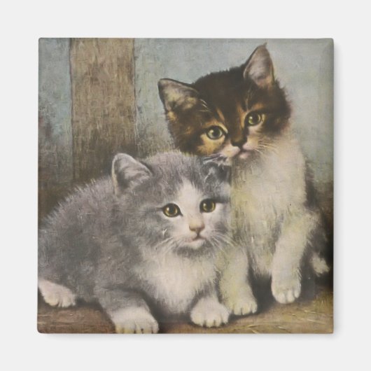 Cute Kittens Magneet (Voorkant)