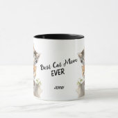 Cute Kittens Meilleur Chat Maman Jamais Mug (Centre)