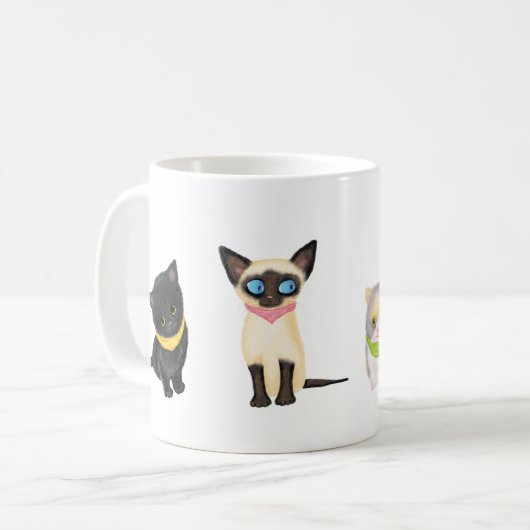 Cute kittens mok (Voorkant links)