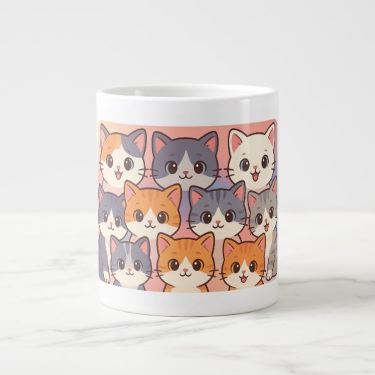 Cute kittens mug  extra grote beker (Voorkant)
