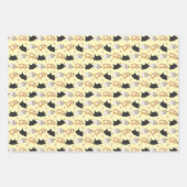 Cute kittens regenboogverjaardagspapier inpakpapier vel (Voorkant 3)