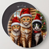 Cute Kittens Ronde Button 6,0 Cm (Voorkant /achterkant)