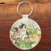 Cute Kittens Sleutelhanger (Voorkant)