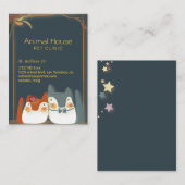 Cute Kittens Veterinarian Visitekaartje (Voorkant / Achterkant)