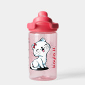 Cute Kitty Bouteille d'eau personnalisée avec chro (Salle de sport)