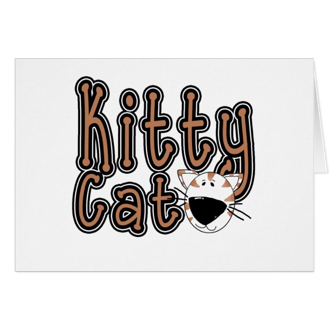 Cute Kitty Cat (Voorkant Horizontaal)
