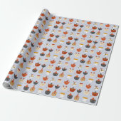 Cute Kitty Cat Cadeaupapier (Uitgerold)