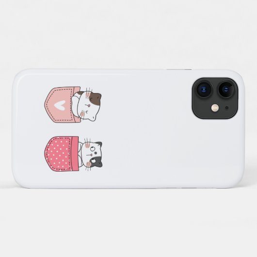 Cute Kitty Cat Case-Mate iPhone Case (Achterkant (horizontaal))