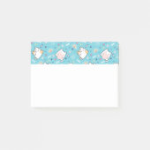 Cute Kitty Cat Pattern Whimsical Post-it® Notes (Voorkant)
