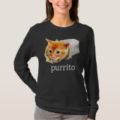 Cute Kitty Cat Purrito Burrito Pun Essential T-shirt (Voorkant)