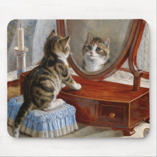 Cute Kitty Cat  schilderen door Frank Paton Muismat