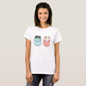 Cute Kitty Cat T-shirt (Voorkant volledig)