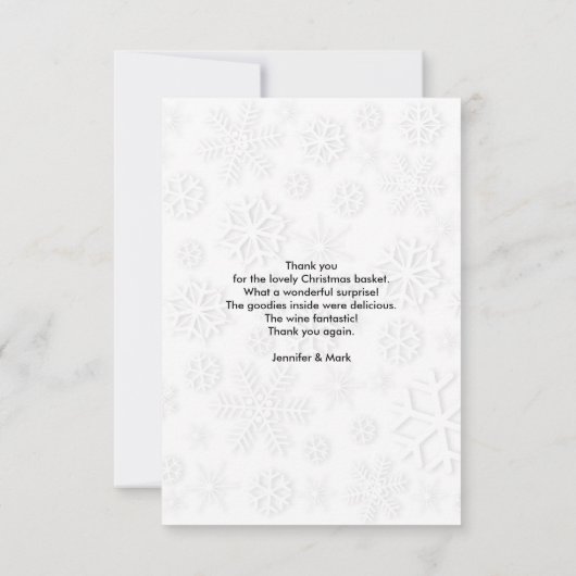 Cute Kitty Chat Biting a Red Santa Hat Merci (Dos)